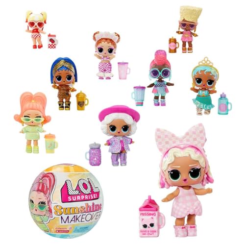 L.O.L. Surprise! Sunshine Makeover with 8 Surprises, UV Color Change, Accessories, Limited Edition Doll, Collectible Doll- Great gift for Girls age 4+