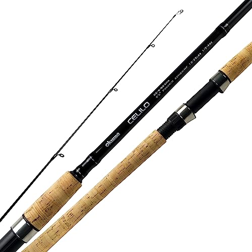 Okuma Celilo Graphite Lightweight Ultra Light Freshwater Rods, CE-S-762ULb, Black