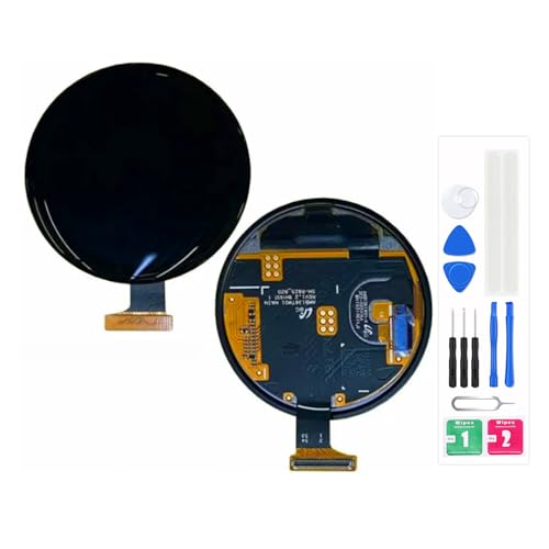LCD Screen for Galaxy Watch Active 2 R820 R825 44mm Replacement LCD Display Touch Digitizer Assembly (Black)