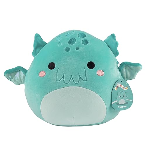 Squishmallows 10' Theotto The Blue Cthulhu - Officially Licensed Kellytoy Plush - Collectible Soft & Squishy Cthulhu Stuffed Animal Toy - Add to Your Squad - Gift for Kids, Girls & Boys - 10 Inch