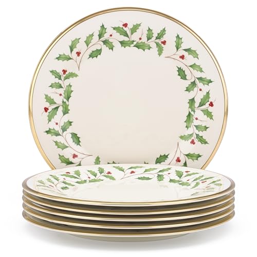 Lenox 835217 Holiday Dinner Plate Set, Buy 3 Get 6
