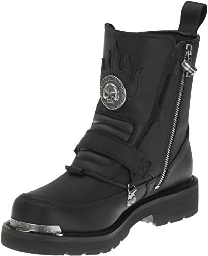 HARLEY-DAVIDSON FOOTWEAR Men's Distortion Boot,Black,10.5 M