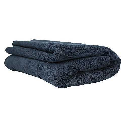 Chemical Guys MIC_808 Edgeless Microfiber Towel (Black 51' x 30')