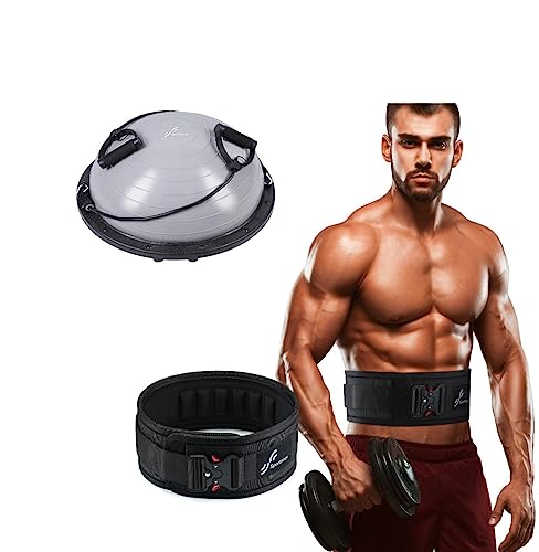 Sportneer Balance Ball Trainer+Adjustable Workout Belt for Men & Women