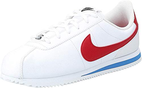 Nike Boy's Cortez Basic SL (Little Kid) White/Varsity Red/Varsity Royal/Black 3 Little Kid M