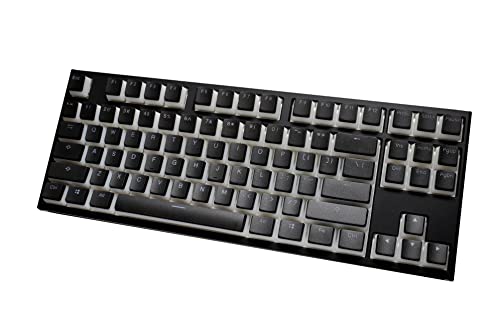 Ducky One 2 RGB TKL Pudding Edition RGB LED Double Shot PBT Mechanical Keyboard (Cherry MX Silver)