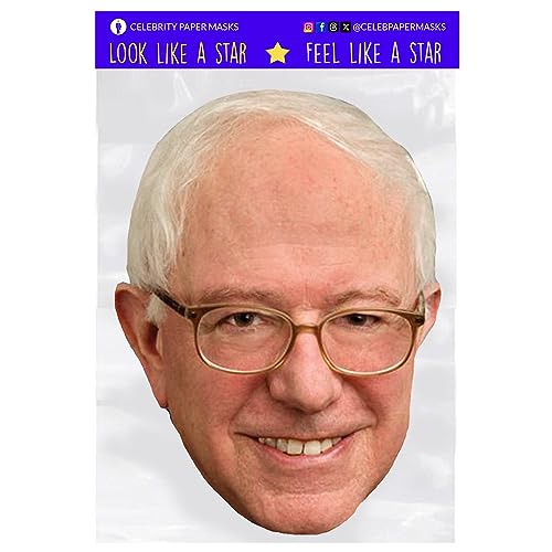Bernie Sanders Mask Politician Face Masks United States Democratic Party With Elastic Head Band