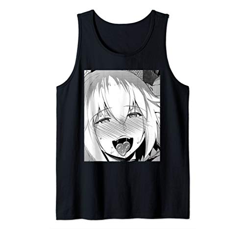Ecchi Otaku Hentai Waifu Ahegao Girl Manga Anime Tank Top