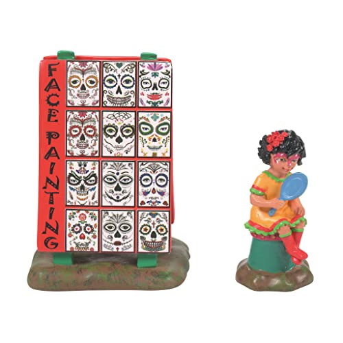 Department 56 Village Halloween Accessories Day of The Dead a Pretty Catrina Figurine Set, 1.88 Inch, Multicolor