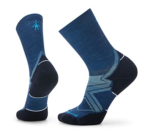 Smartwool Run Cold Weather Targeted Cushion Crew Sock, Alpine Blue, L