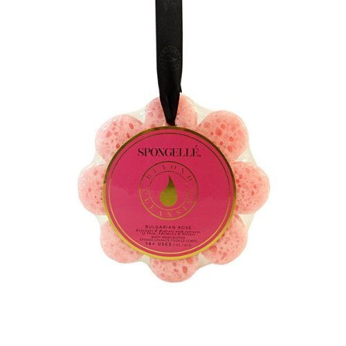 Spongelle Infused Body Wash Buffer 14+ Washes - Bulgarian Rose - Wild Flower