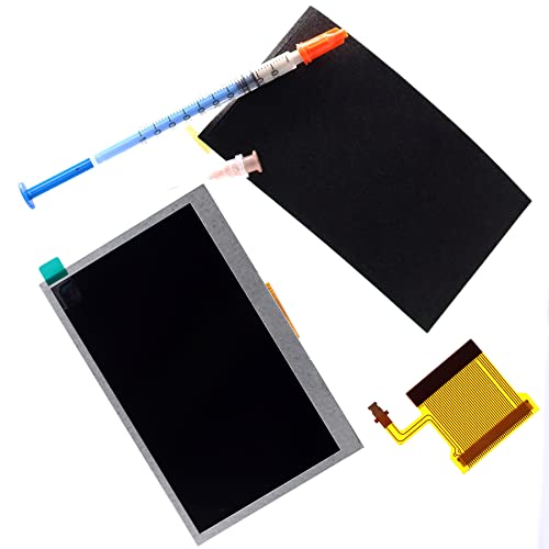 Deal4GO (500 Brightness) 4.3' 480x272 IPS Screen Mod kit LCD Backlight with Flex Cable Lenses Bubble Wrap replacement for PSP 1000 1K 1001