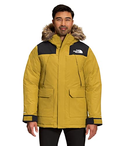 THE NORTH FACE Men's McMurdo Parka III (Standard and Big Size), Mineral Gold/TNF Black, Large