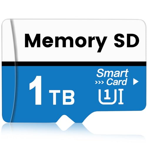 keoleay SD Card 1TB - High Speed Memory Card Waterproof TF Card Full HD Expanded Storage 1024GB Memoria SD for Camera Android Smartphones Tablets Game Console