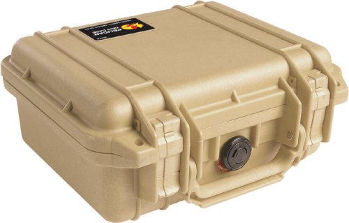 Pelican 1200 Camera Case With Foam (Desert Tan)