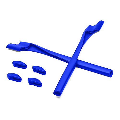 ToughAsNails Deep Blue Replacement Ear Socks and Nose Pads Kit for Oakley Half Jacket 2.0/Half Jacket 2.0 XL Sunglasses