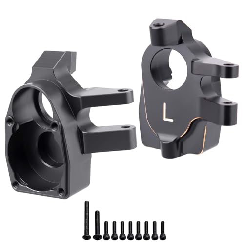 HobbyPark Brass Front Steering Knuckles Portal Weights for Axial Capra and SCX10 III Upgrades