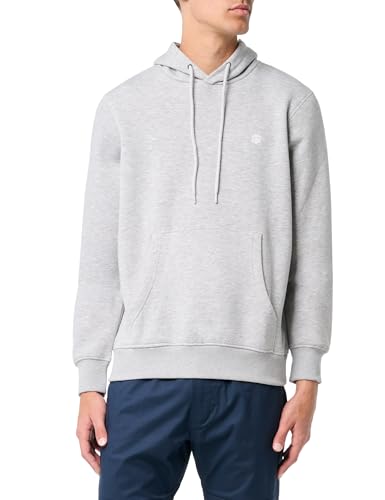 Element Men's Cornell Classic Hoodie Pullover Sweater, MID Grey Heather