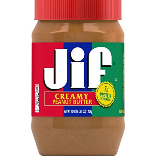 Jif Creamy Peanut Butter, 40 Ounce (Pack of 4)