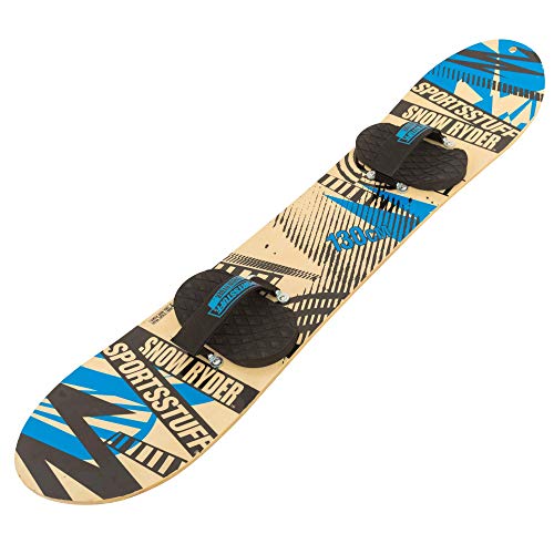 SportsStuff Snow Ryder 130 cm | Beginners Board, Hardwood Construction, Easy Adjustment, Blue