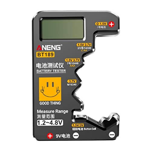 Digital Universal Tester Checkered for AA AAA D-N 9V 1.5V Button Cell Small Batteries detectors