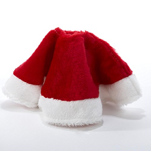 Kurt Adler C1886 15' Red And White Plush Mini Christmas Tree Skirt
