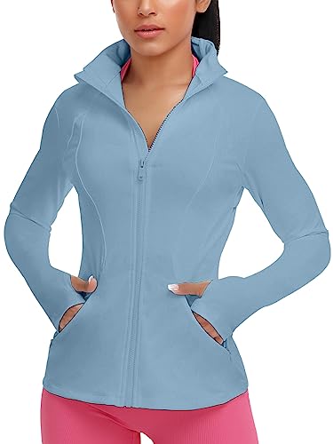 VUTRU Women's Workout Yoga Jacket Full Zip Running Track Jacket