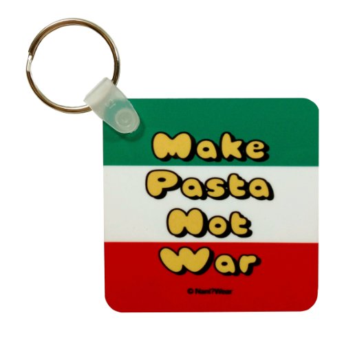 NaniWear Hetalia Anime Square Italy Keychain Make Pasta Not War