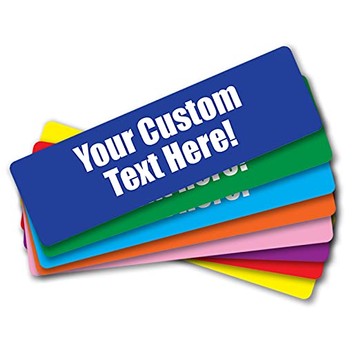 Funny Bumper Stickers Custom Car Decals - Create Your Own Stickers for Car, Your Choice of Colors and Fonts - 10 x 3 inches