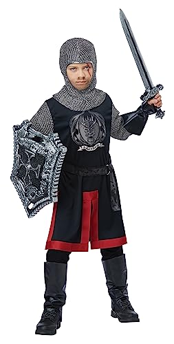 California Costumes Boys Dragon Knight Child Costume Black/Red, Small