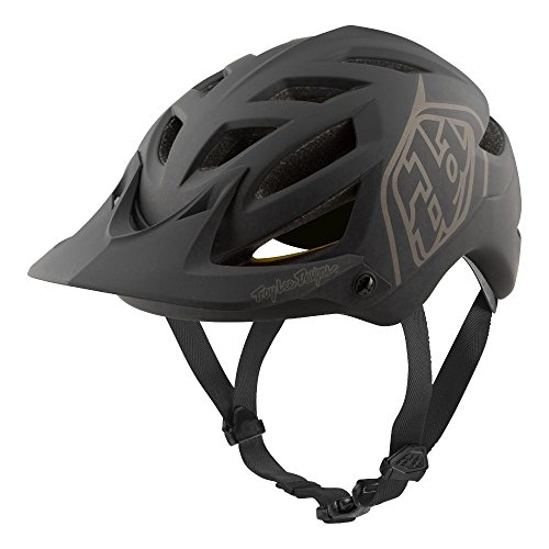 Troy Lee Designs Adult Half Shell | Cycling | All Mountain | Mountain Bike A1 Classic Helmet W/MIPS (Black, Small)