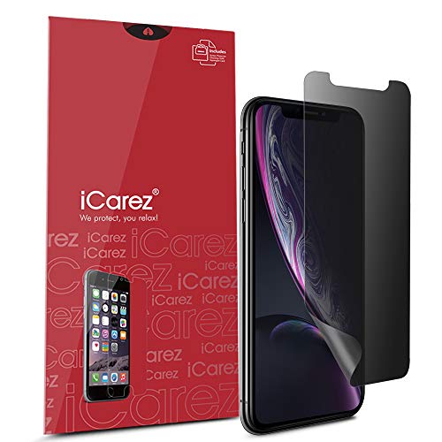 iCarez Privacy Screen Protector for iPhone 11 / iPhone XR 6.1-Inches, 1-Pack 4-Way 360 Degree Anti Spy