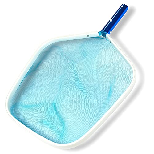 HYDROTOOLS By SWIMLINE 8028 Premium Aluminum Leaf Skimmer Net Head Cleaner | For Swimming Pool Spa Fountain Pond Hot Tub | Leaves Bugs Debris Fine Cleaning Maintenance | Heavy Duty Extra Large