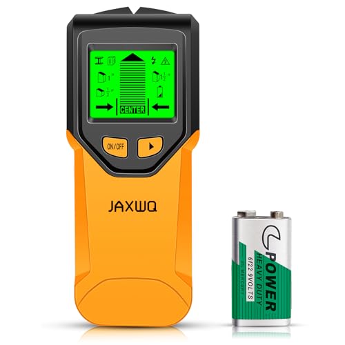 Stud Finder Wall Scanner - 5 in 1 Stud Detector with Intelligent Microprocessor Chip and HD LCD Display, Stud Sensor Beam Finders for Center and Edge of Wood AC Wire Metal Joist Pipe