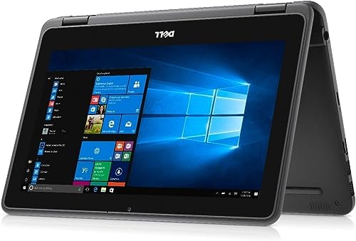 Dell Latitude 3189 Convertible 2-in-1 Laptop, 11.6' Touchscreen, Intel Pentium N4200 (1.1 GHz), 4 GB RAM, 128 GB SSD, Windows 10 Pro 64-Bit (Renewed)