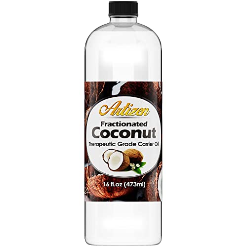Artizen Fractionated Coconut Oil - 16 Ounce Bottle - Carrier Oil for Diluting Essential Oils