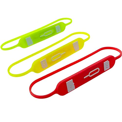 3pcs/Set Sim/Pin Card Holder Storage Line,Micro SD Storage Slot Case Safe Pin Needle Anti Lost Travel sim card holder silicon storage case