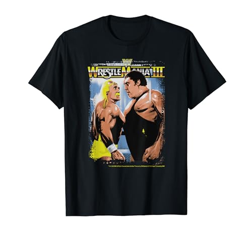 WWE Hulk Hogan and Andre the Giant Wrestle Mania III T-Shirt