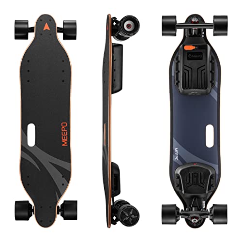 MEEPO V3S Electric Skateboard 17Miles Long Range 29Mph Top Speed Dual 540W High-Powered Motors for Beginners
