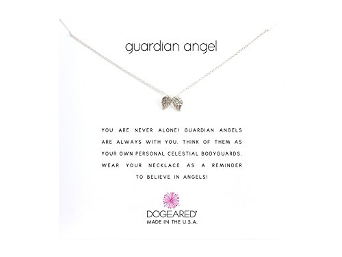 Dogeared Guardian Angel Reminder Necklace Sterling Silver One Size