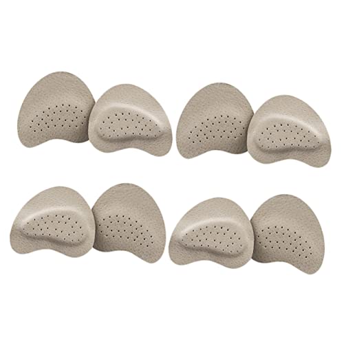 Beaupretty 4 Pairs Leather Forefoot Rest High-Heel Shoes Pad Foot Cushion Pads Shoes Protector Adhesive Shoe Sole Protectors Womens Heels Slipper Soles for Crochet Girl Comfort Pad Women's