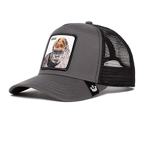 Goorin Bros. The Farm Original Seasonal Snapback Trucker Hat for Men and Women, Charcoal (The Boss), One Size