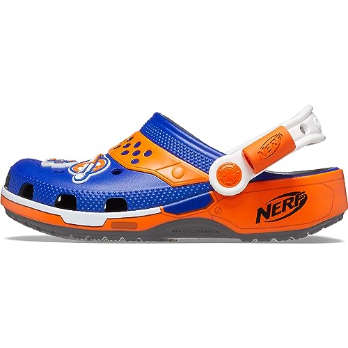 Crocs Unisex-Child Classic Clogs, Nerf Blue, 11 US Little Kid
