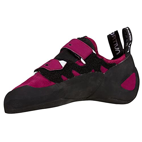 La Sportiva Womens Tarantula All-Around Rock Climbing Shoe, Red Plum, 6.5