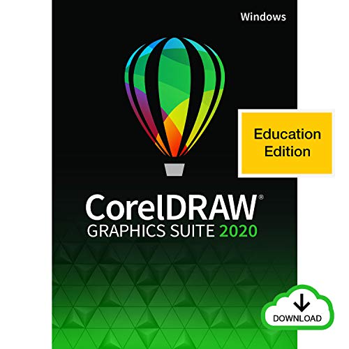 CorelDRAW Graphics Suite 2020 |Graphic Design, Photo, and Vector Illustration Software | Education Edition [PC Download] [Old Version]