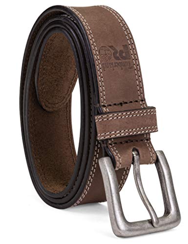 Timberland PRO Men's 38mm Boot Leather Belt, Brown, 32