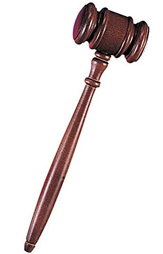 Rubie's Classic 10' Judge Gavel Hammer Costume Accessory Prop