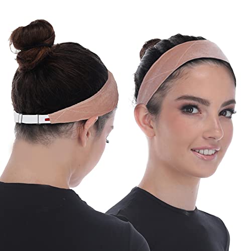 Madison Headwear Wig Grip Headbands For Women- Adjustable To Custom Fit Your Head - Velvet Comfort - Wig Bands No Slip Breathable Lightweight Material For All Day Wear! Keep Wig Comfortably Secured