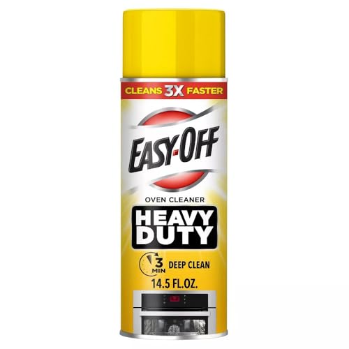 EASY-OFF 87979 Heavy Duty Oven Cleaner, Fresh Scent, Foam, 14.5 oz Aerosol