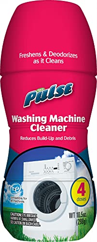PULSE Washing Machine Cleaning Powder - Deep Cleaning Formula - Washing Machine Cleaner & Protector - Odor-Eliminating (10.5 oz)